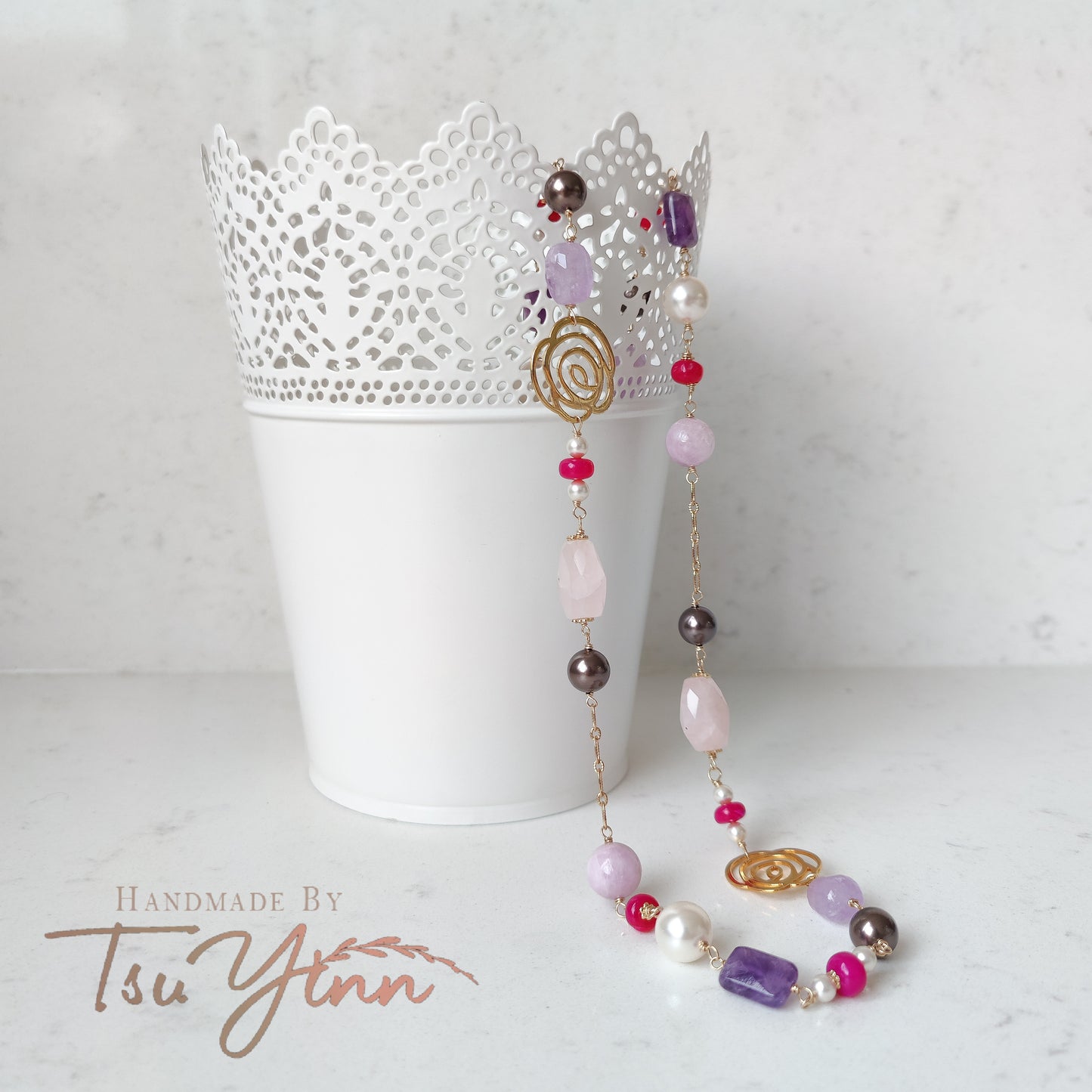 Vivid Radiance Long Necklace