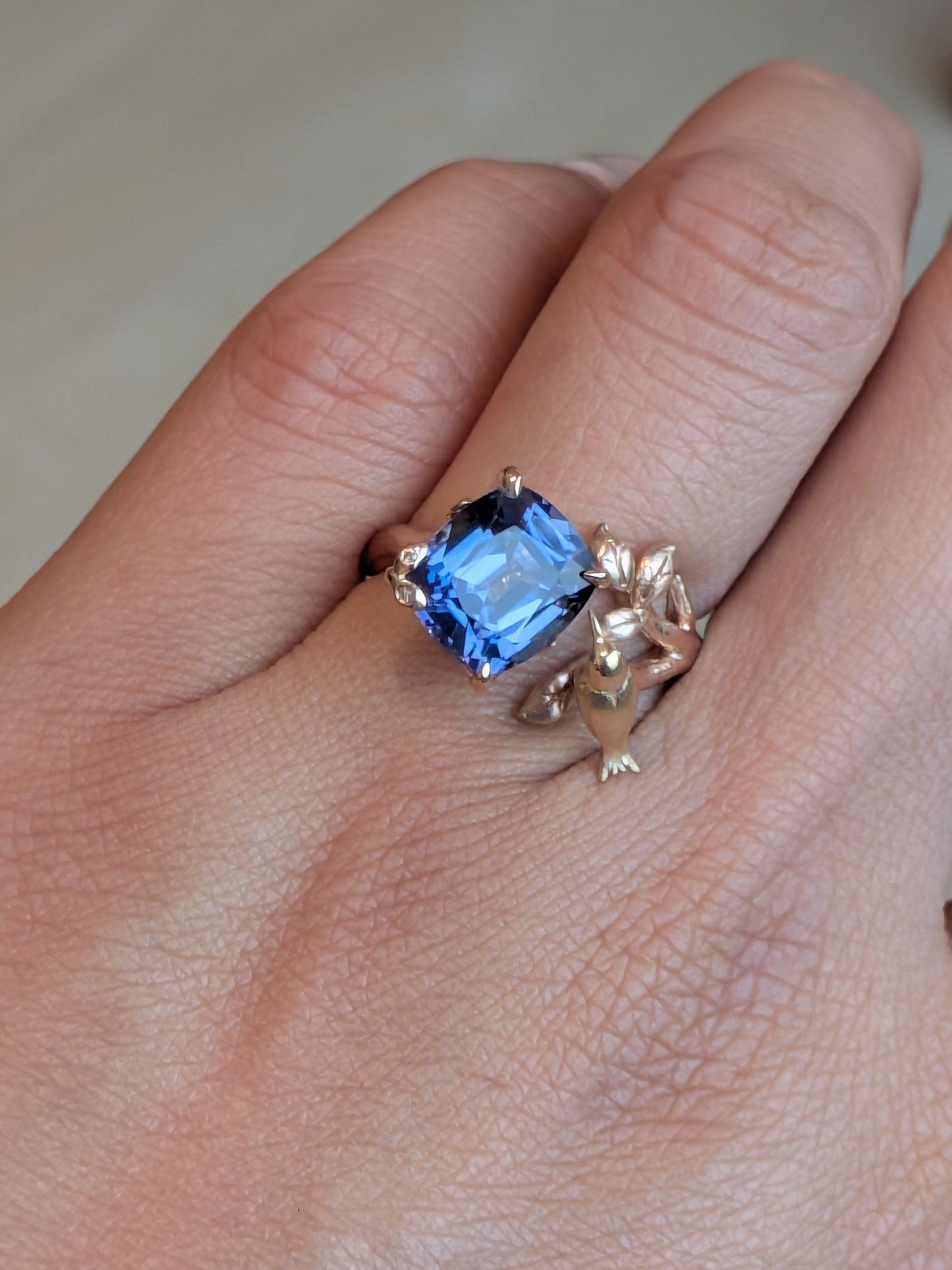 Sunbird Ring with Tanzanite