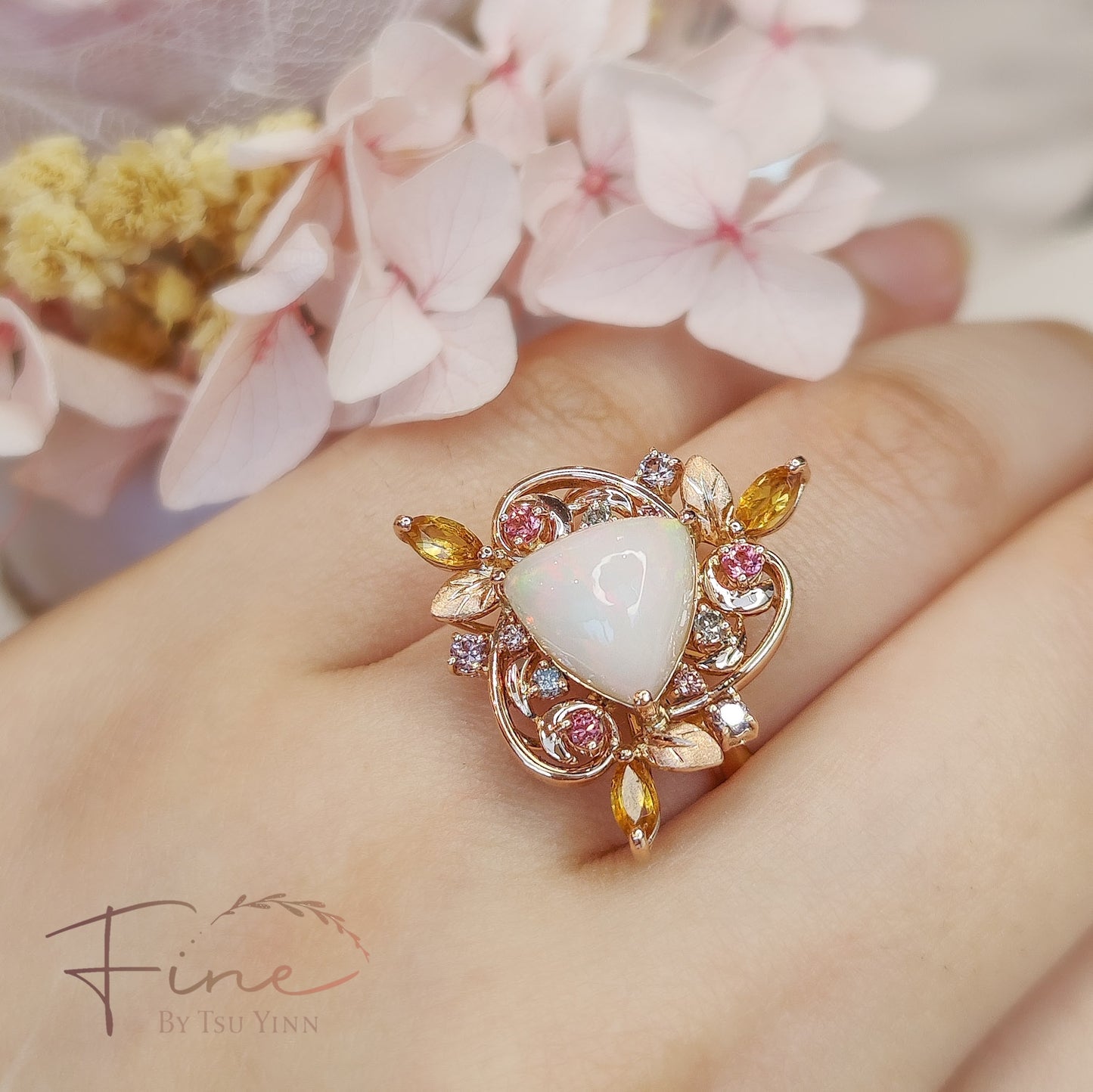 FBTY Sybil Ring in Opal