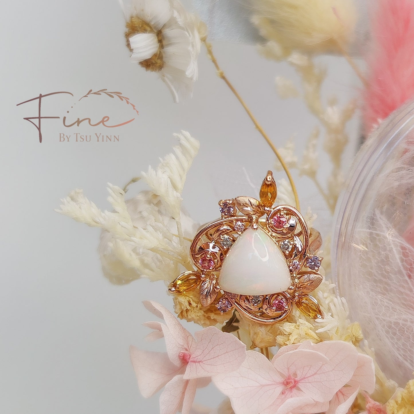 FBTY Sybil Ring in Opal