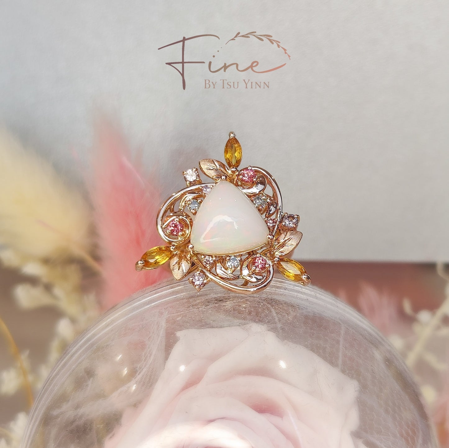 FBTY Sybil Ring in Opal