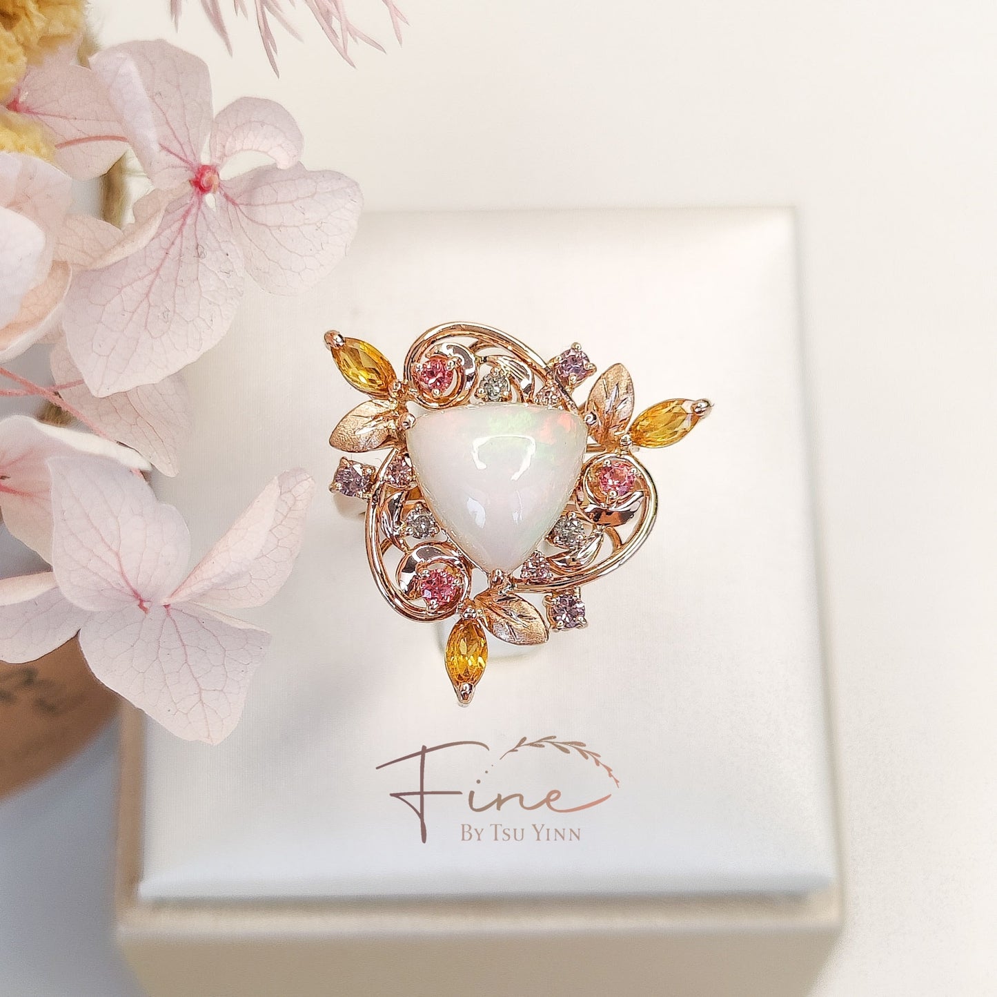 FBTY Sybil Ring in Opal