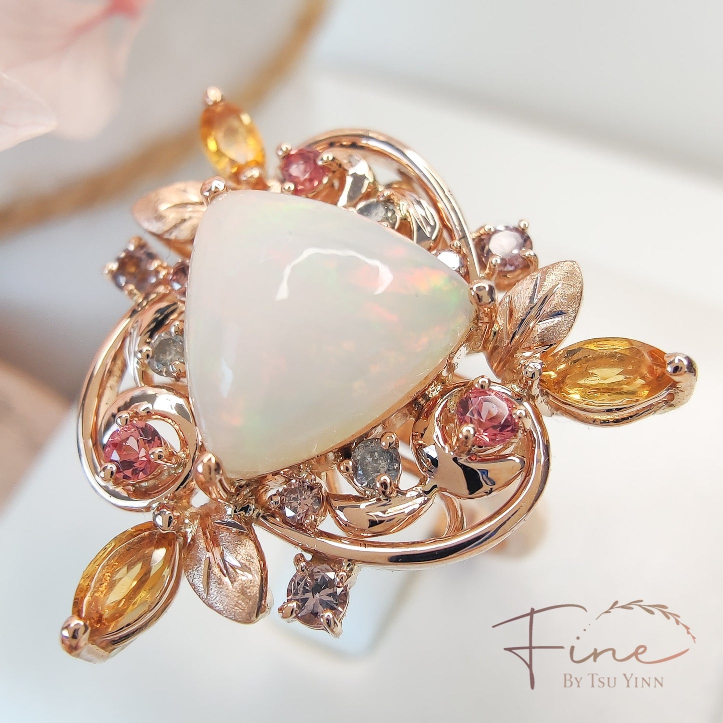 FBTY Sybil Ring in Opal
