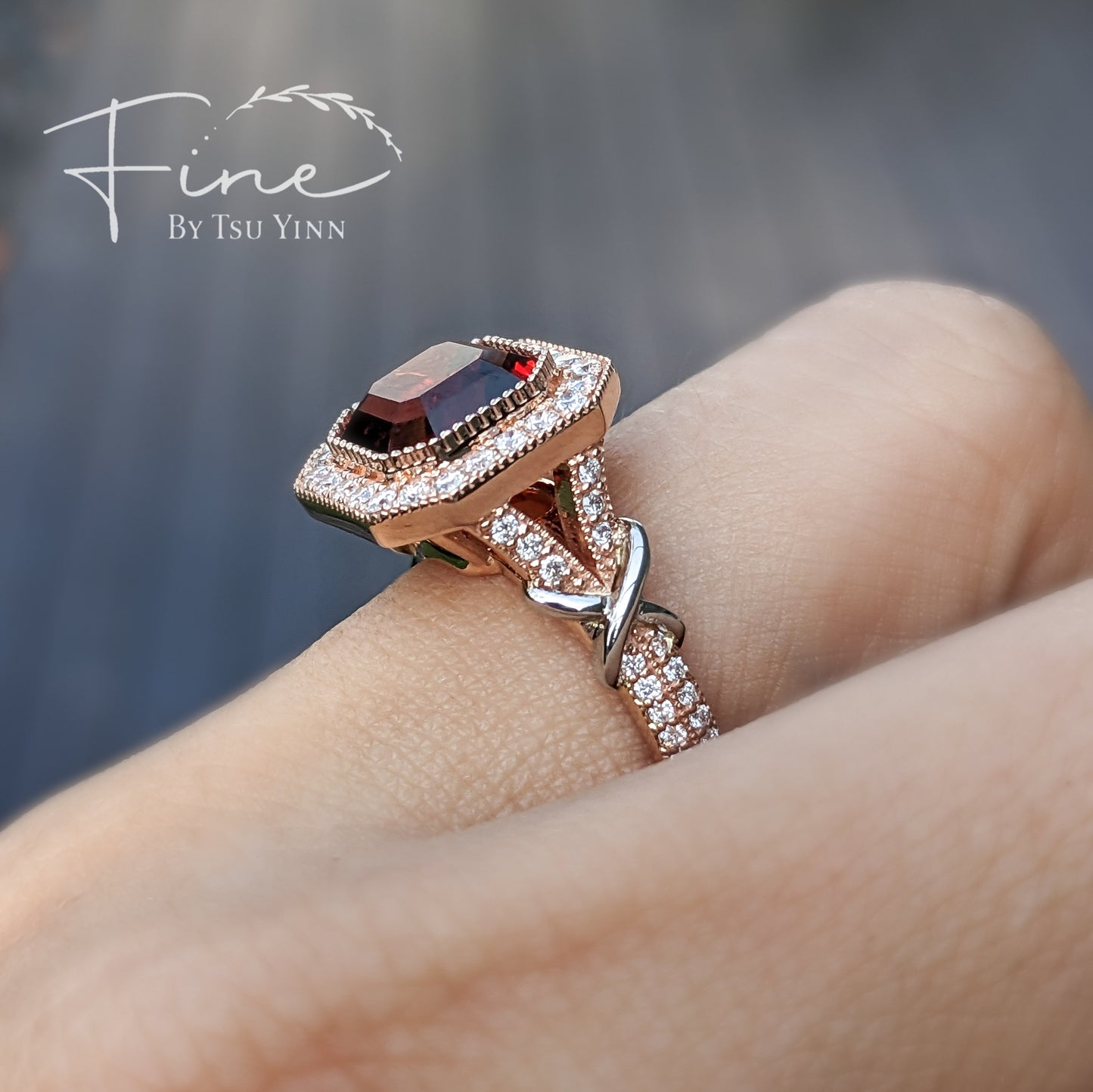 FBTY Margot Ring in Spessartite Garnet