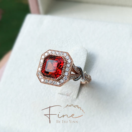 FBTY Margot Ring in Spessartite Garnet