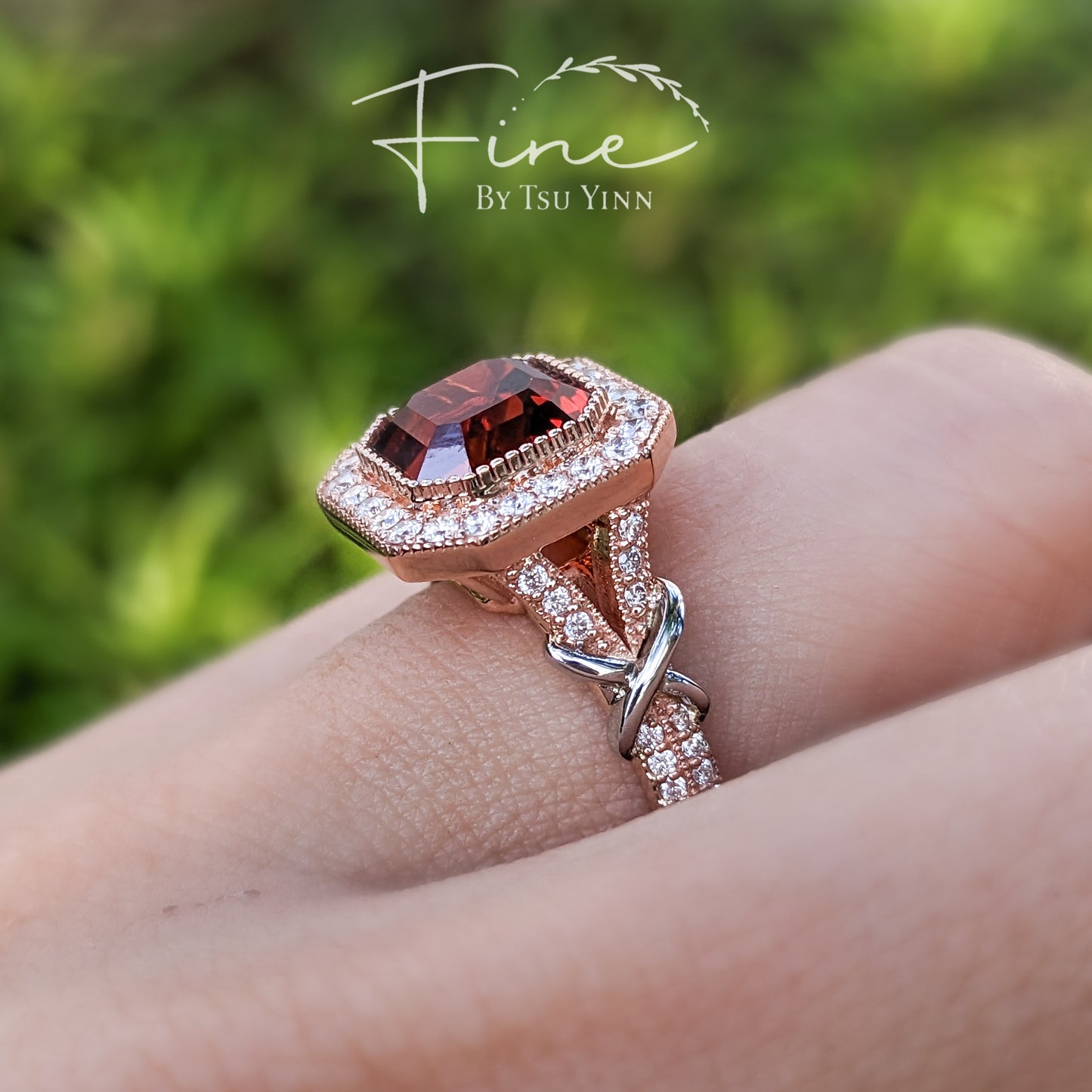 FBTY Margot Ring in Spessartite Garnet