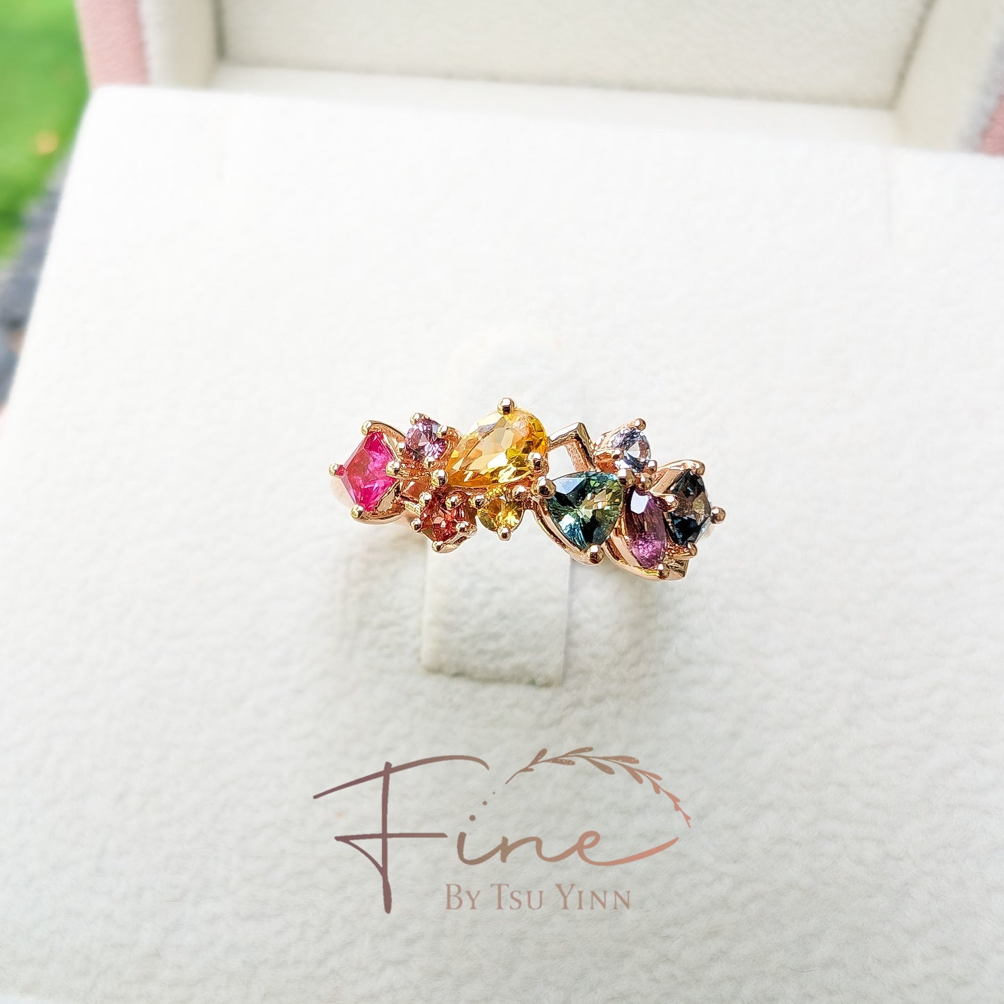 RG FBTY Messy Rainbow Band Ring