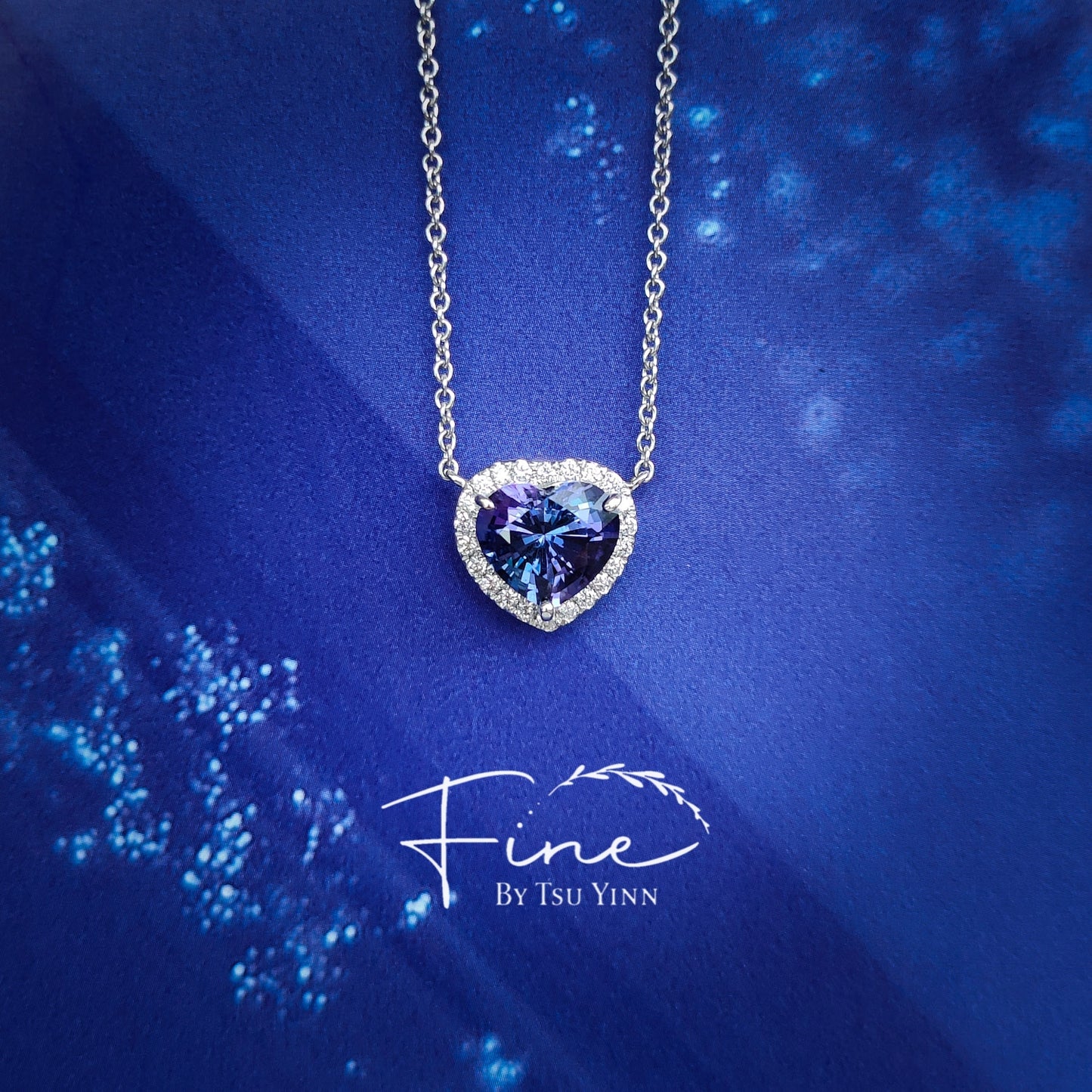 Tanzanite Heart Necklace