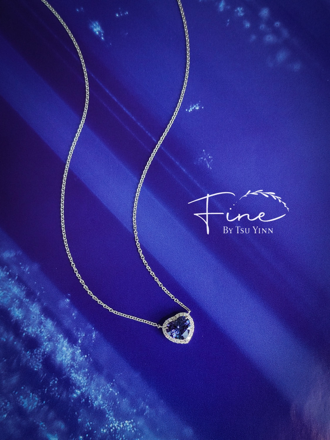 Tanzanite Heart Necklace