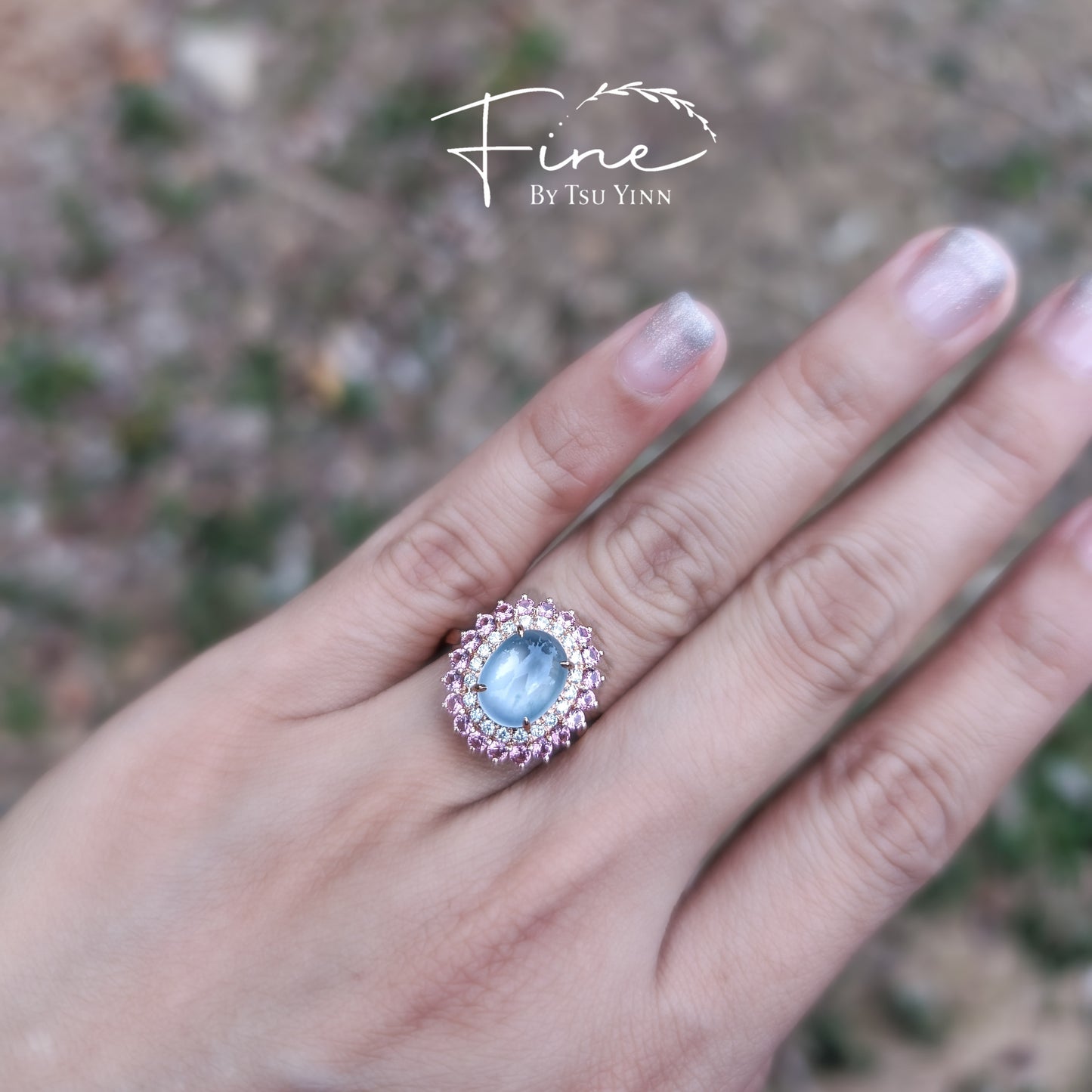 FBTY Elizabeth Icy Jadeite Ring
