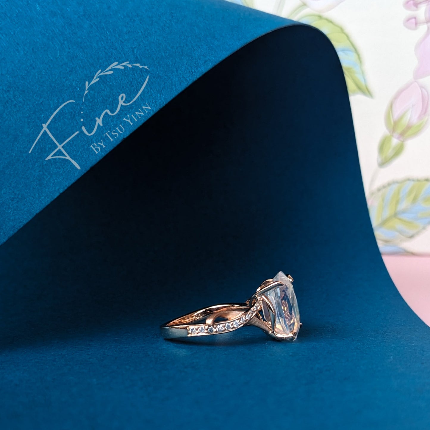 FBTY Zee Ring with Moonstone