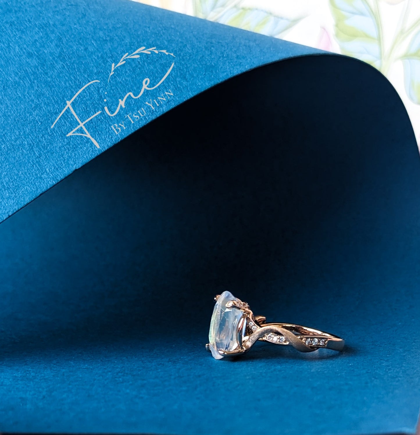 FBTY Zee Ring with Moonstone