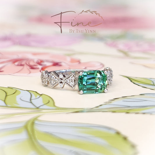 FBTY Ling Half Band with Lagoon Tourmaline