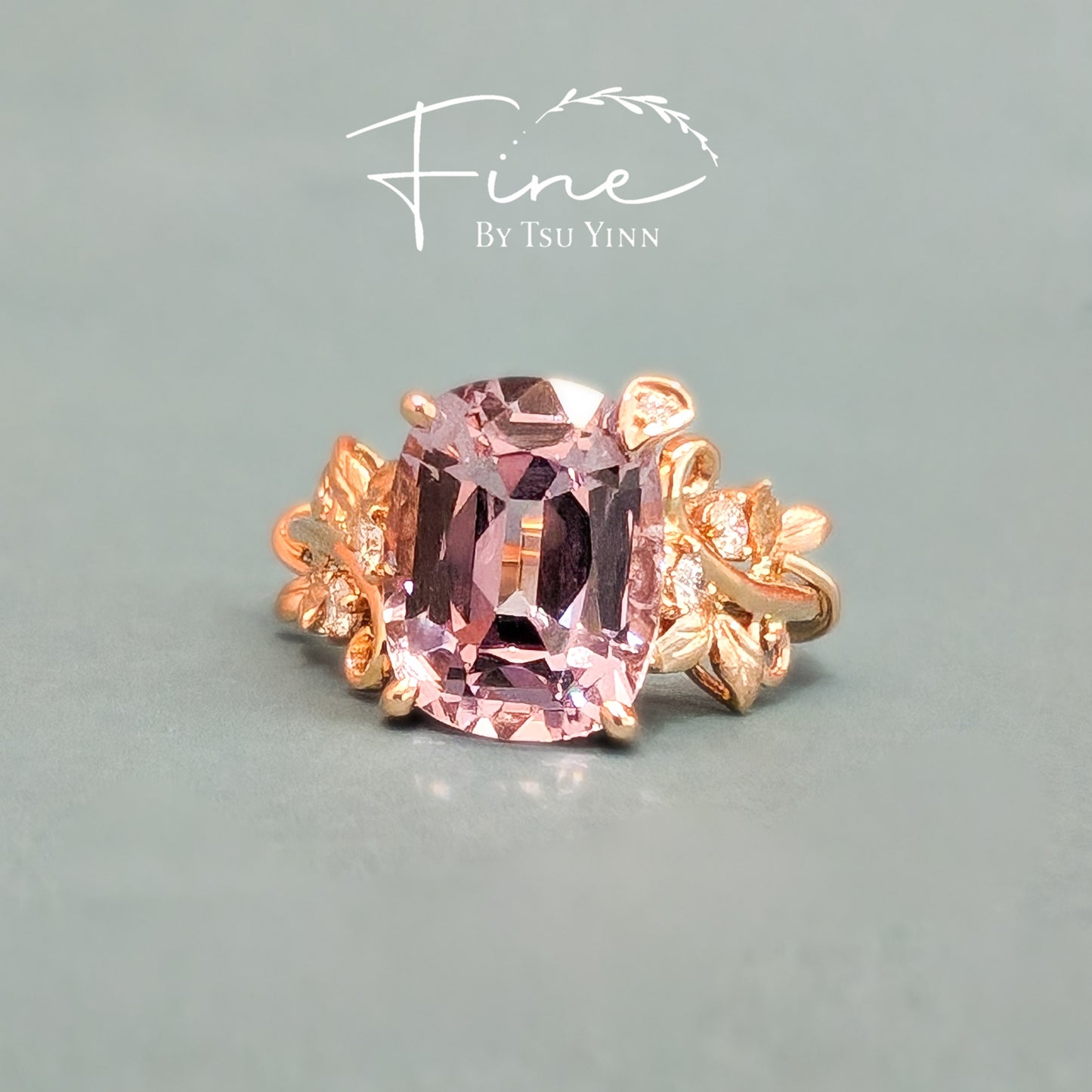 FBTY Flora Ring with Lavender Pink Spinel