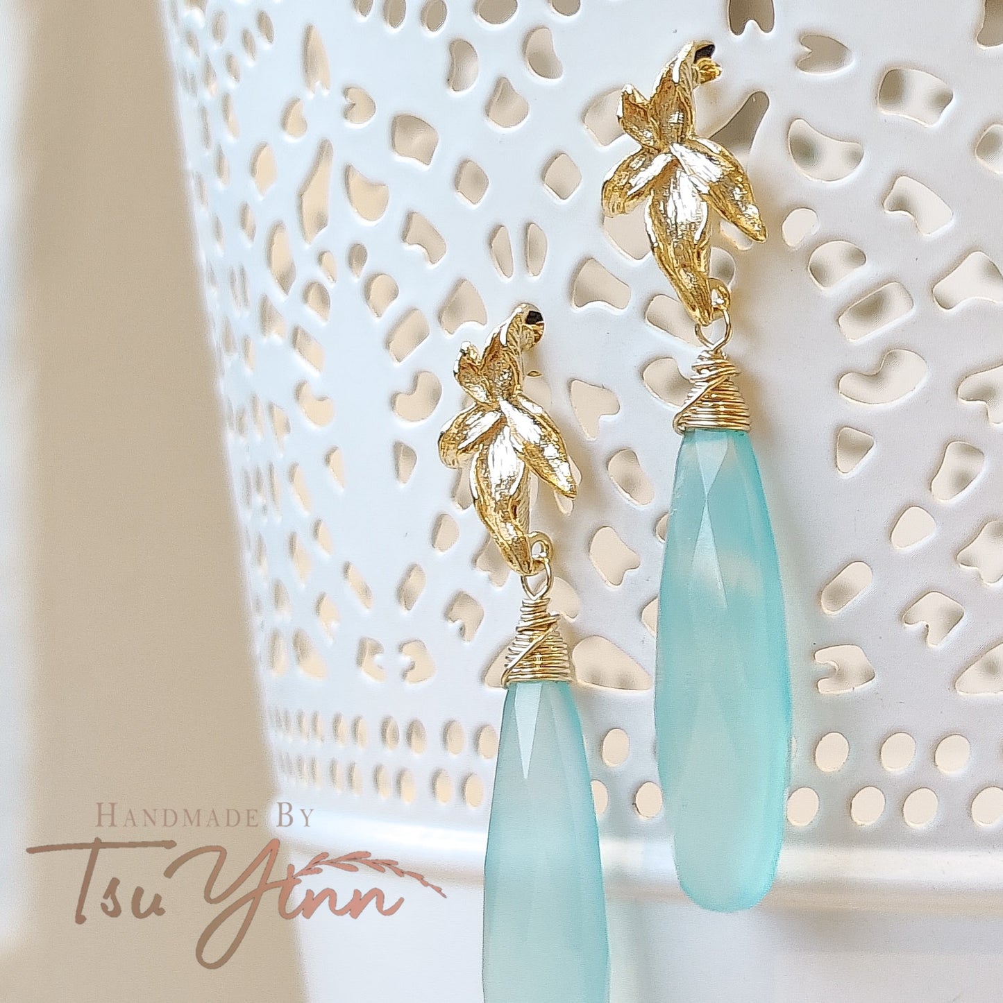 Clearwater Orchid Earrings