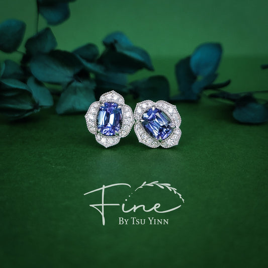 WG Sigrid Earrings with Tanzanite
