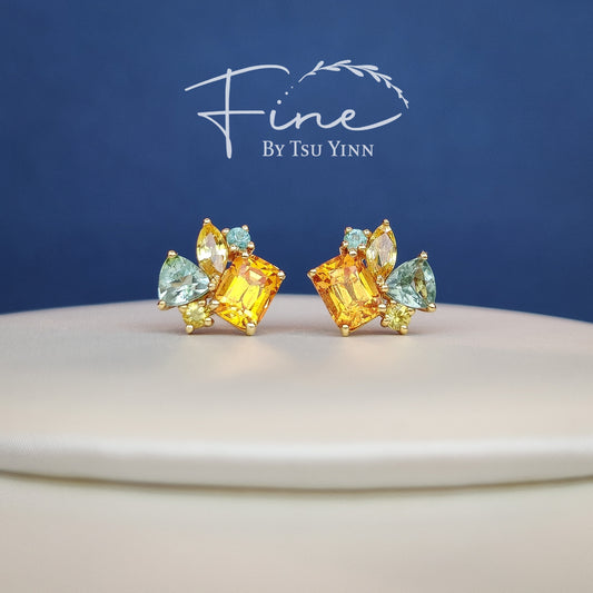 YG Spessartite Garnets, Tourmalines, Sapphires and Paraiba Tourmalines