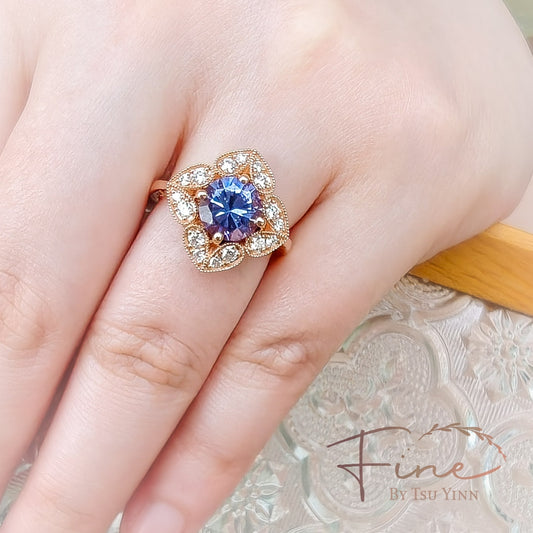Indrani Ring with Tanzanite