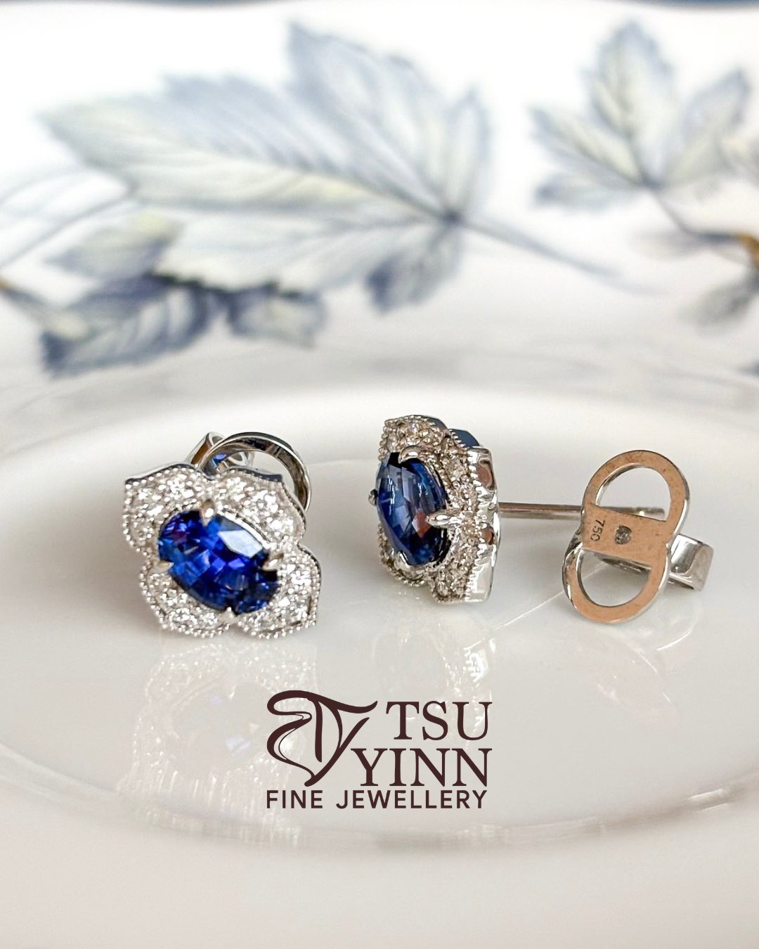 Blue Sapphire Sigrid Studs