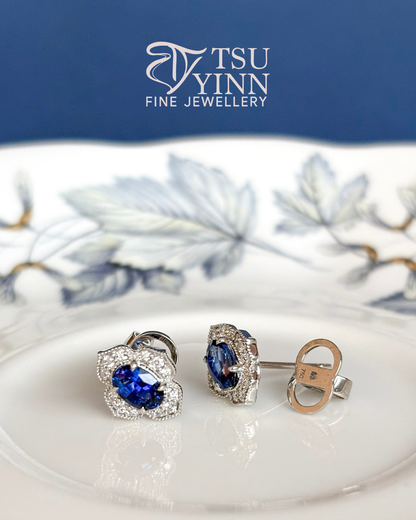 Blue Sapphire Sigrid Studs