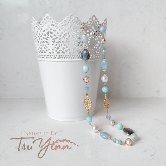 Eastern Tides Long Necklace