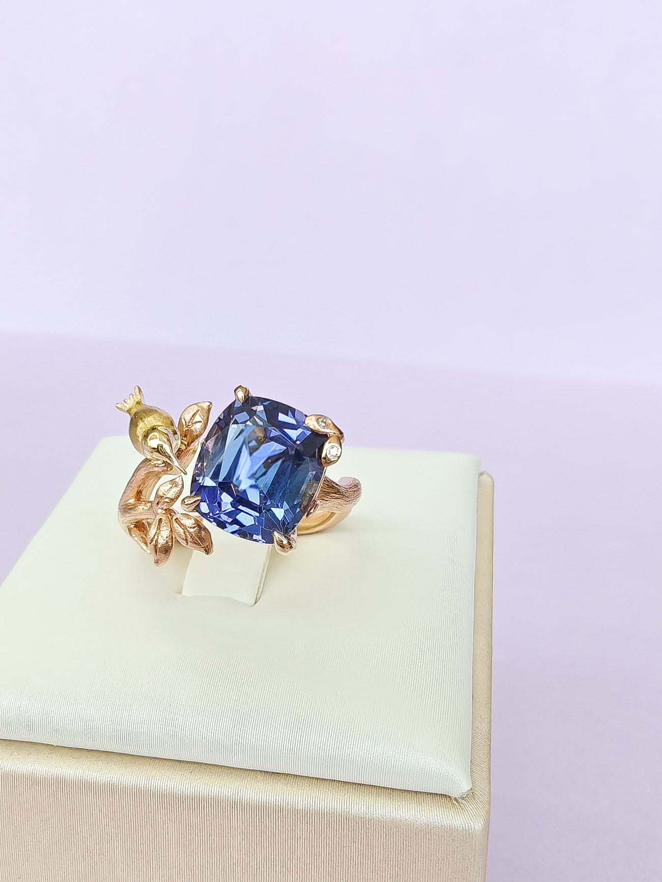 Sunbird Ring with Tanzanite