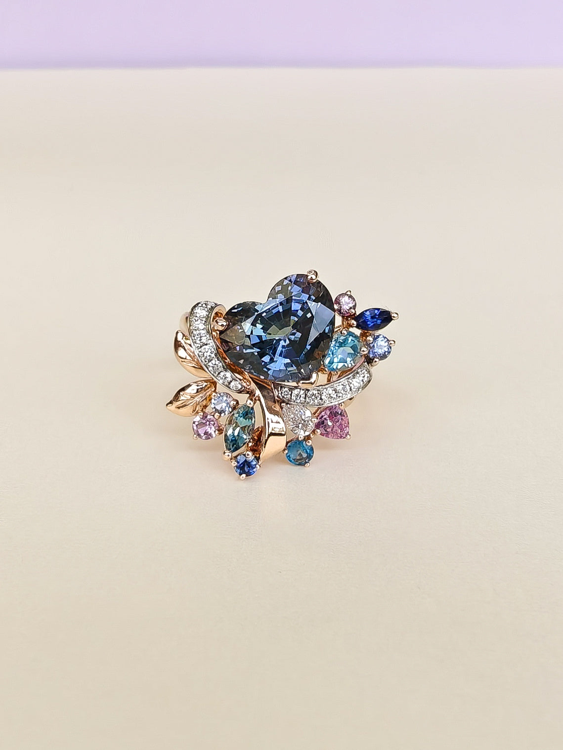Heart Tanzanite Ring