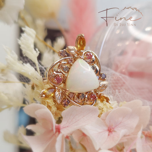 FBTY Sybil Ring in Opal