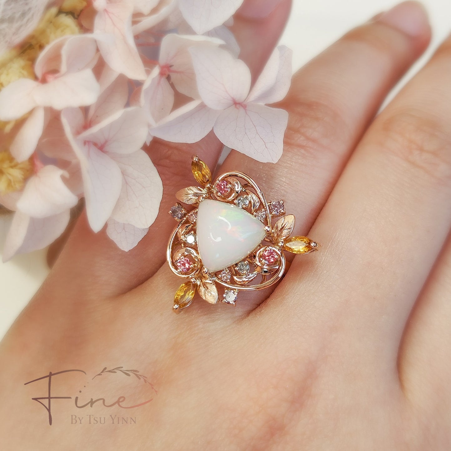 FBTY Sybil Ring in Opal
