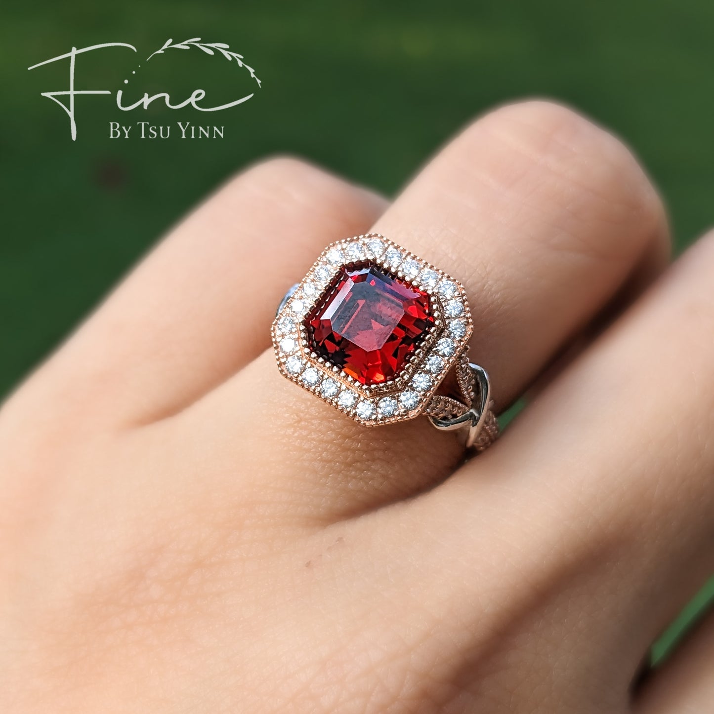 FBTY Margot Ring in Spessartite Garnet