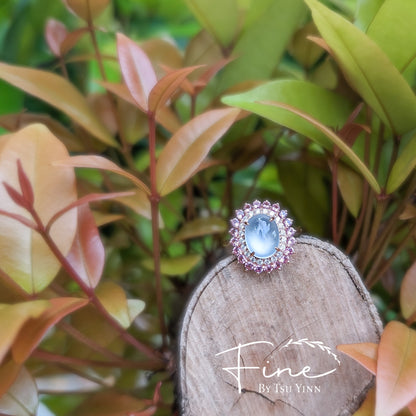 Elizabeth Ring with Icy Jadeite