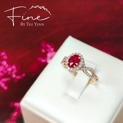 Gemma Ruby Ring