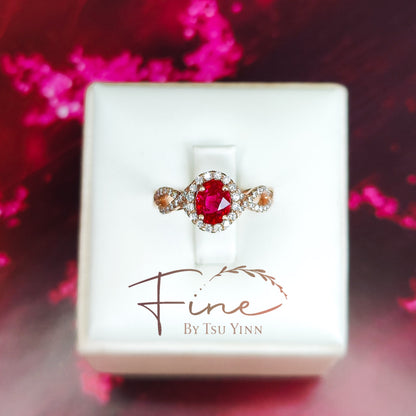 Gemma Ruby Ring