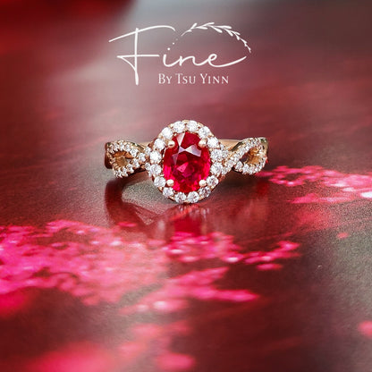 Gemma Ruby Ring
