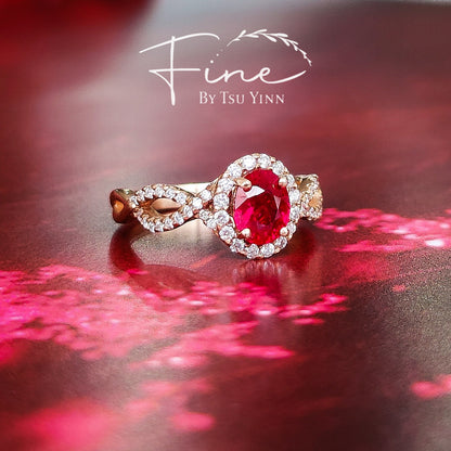 Gemma Ruby Ring