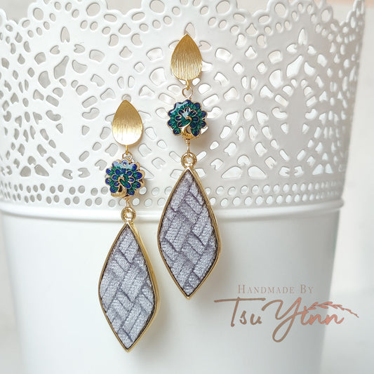 Oasis Glam Velvet Weave Earrings