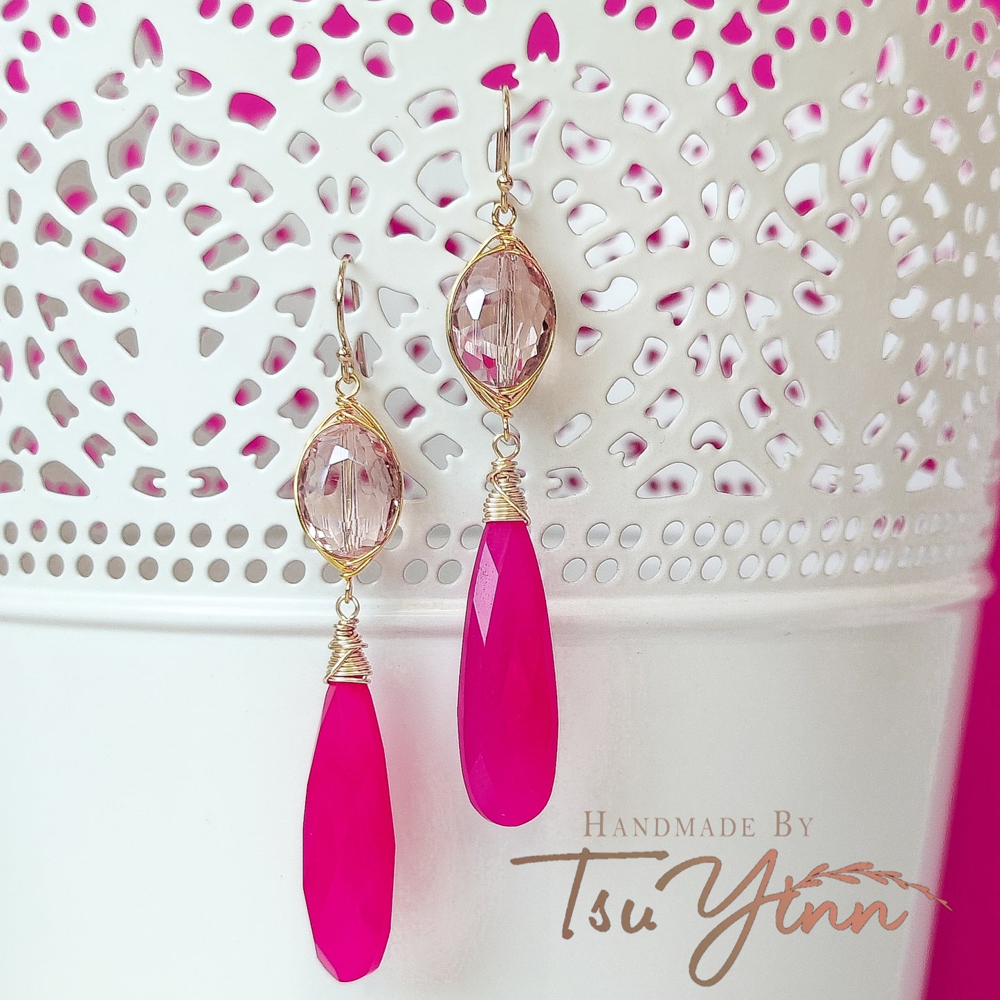 Rosewater Radiance Earrings