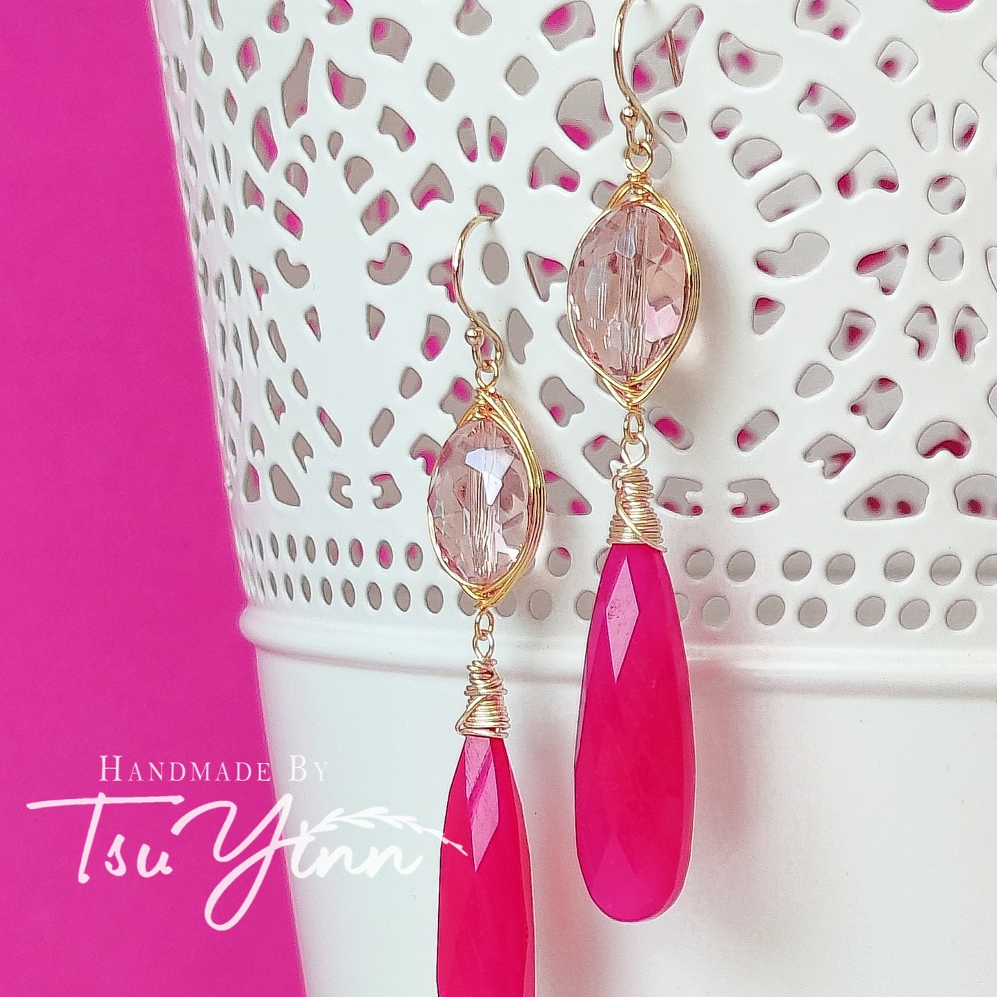 Rosewater Radiance Earrings