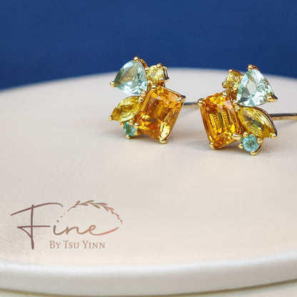 YG Spessartite Garnets, Tourmalines, Sapphires and Paraiba Tourmalines