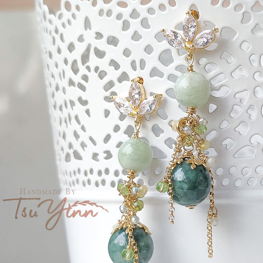 Celadon Dew Earrings