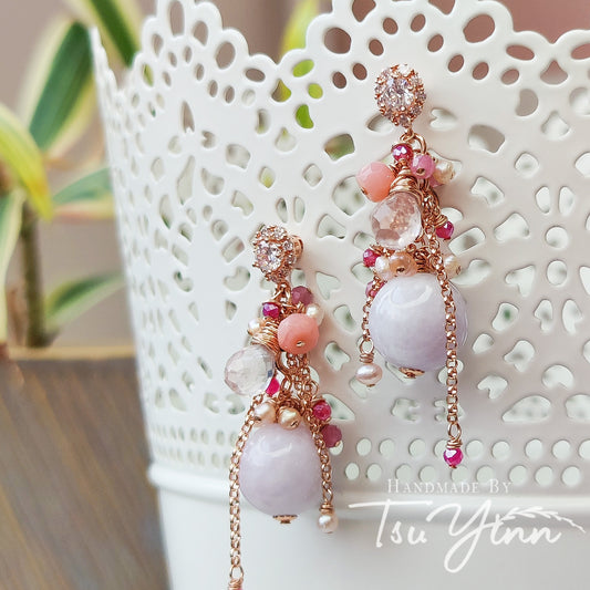 Rosy Mirage Earrings