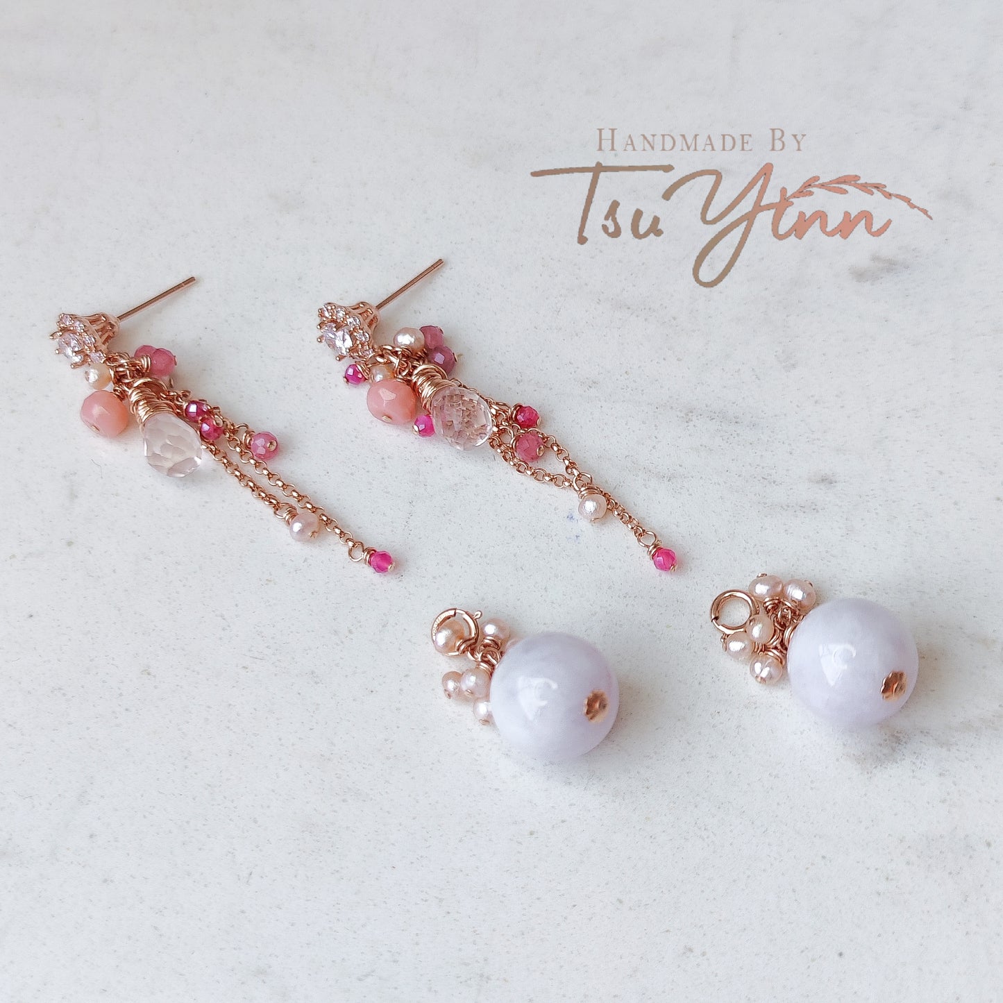 Rosy Mirage Earrings