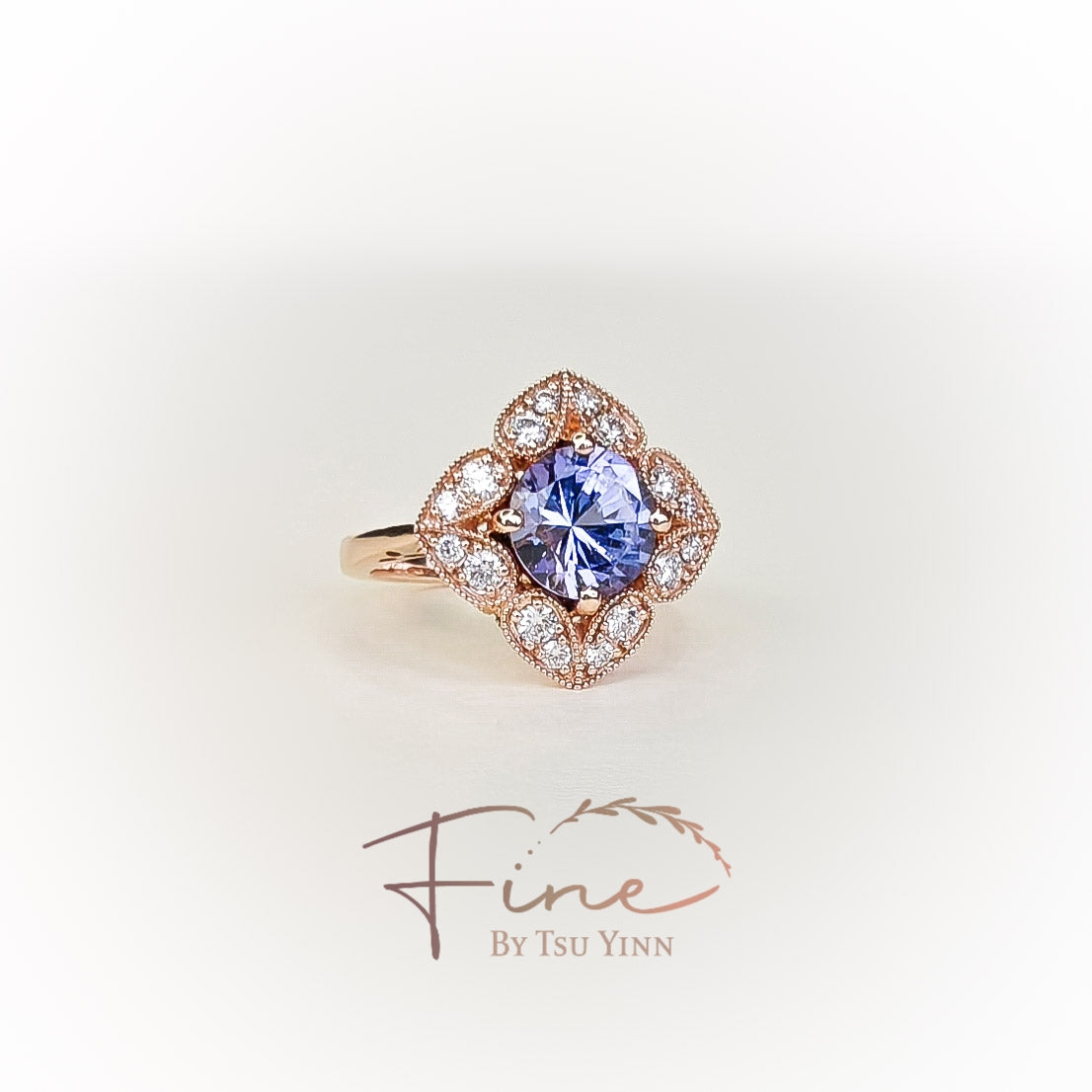 Indrani Ring with Tanzanite