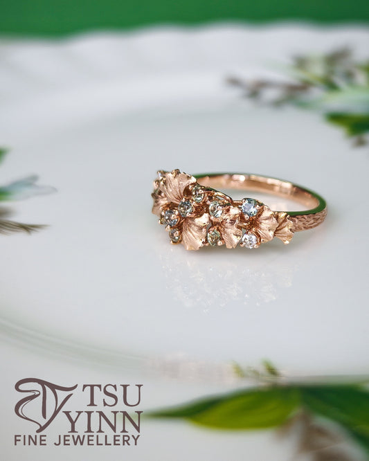 Noriko Ring in Rose Gold