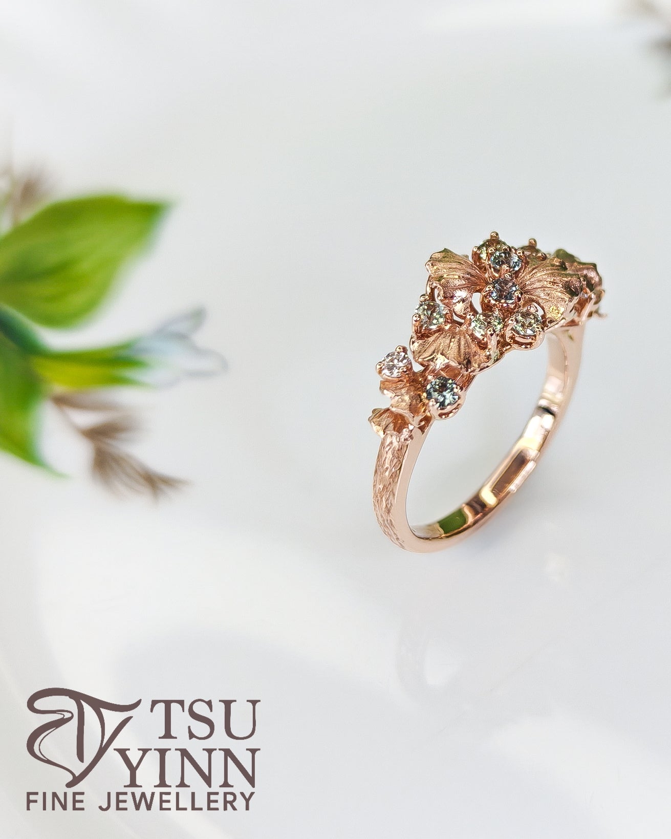 Noriko Ring in Rose Gold
