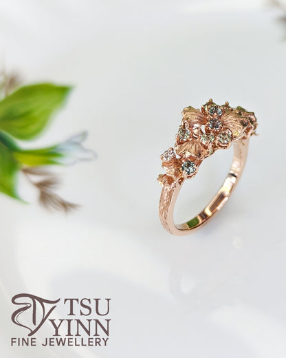 Noriko Ring in Rose Gold