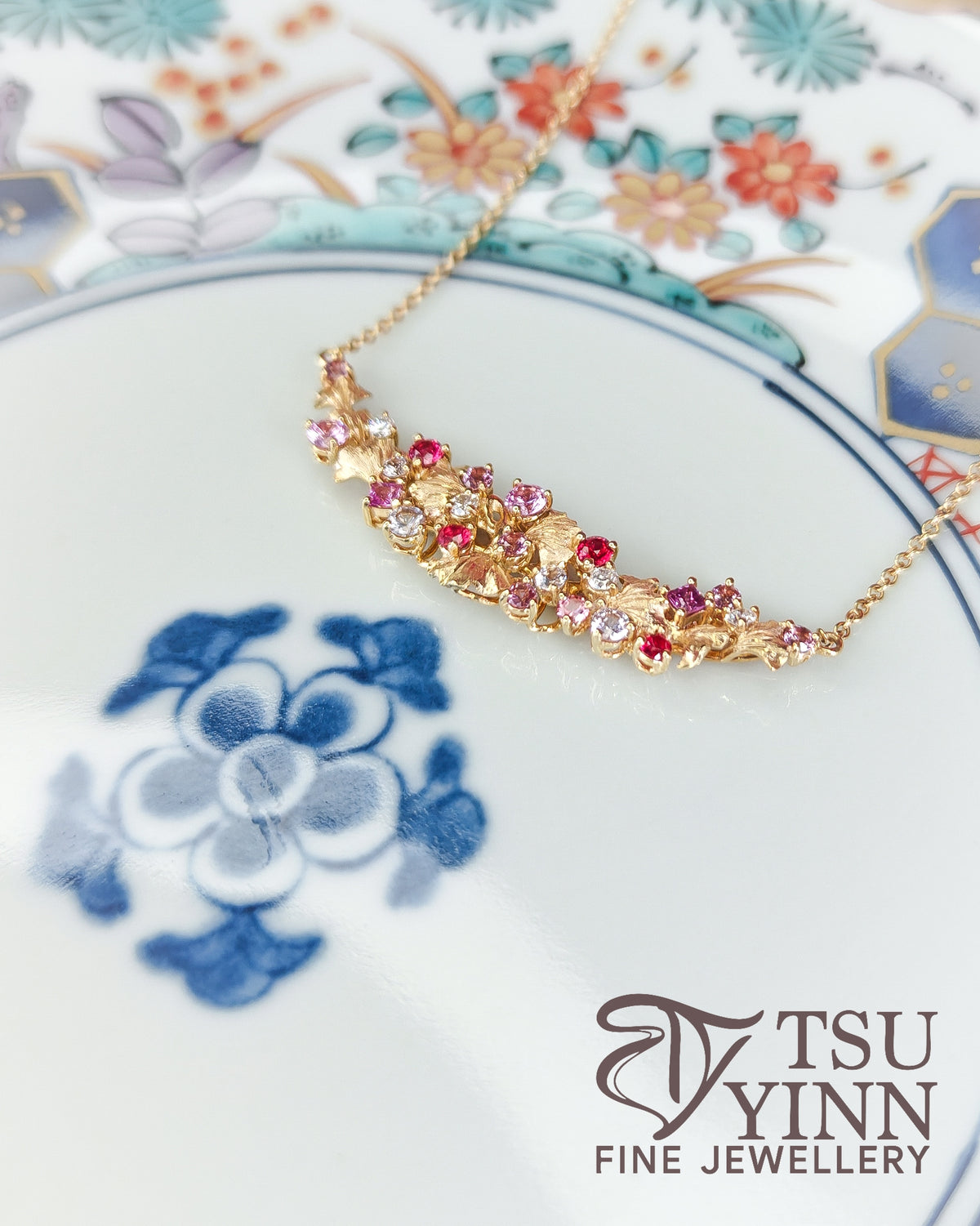 Noriko Necklace in Yellow Gold