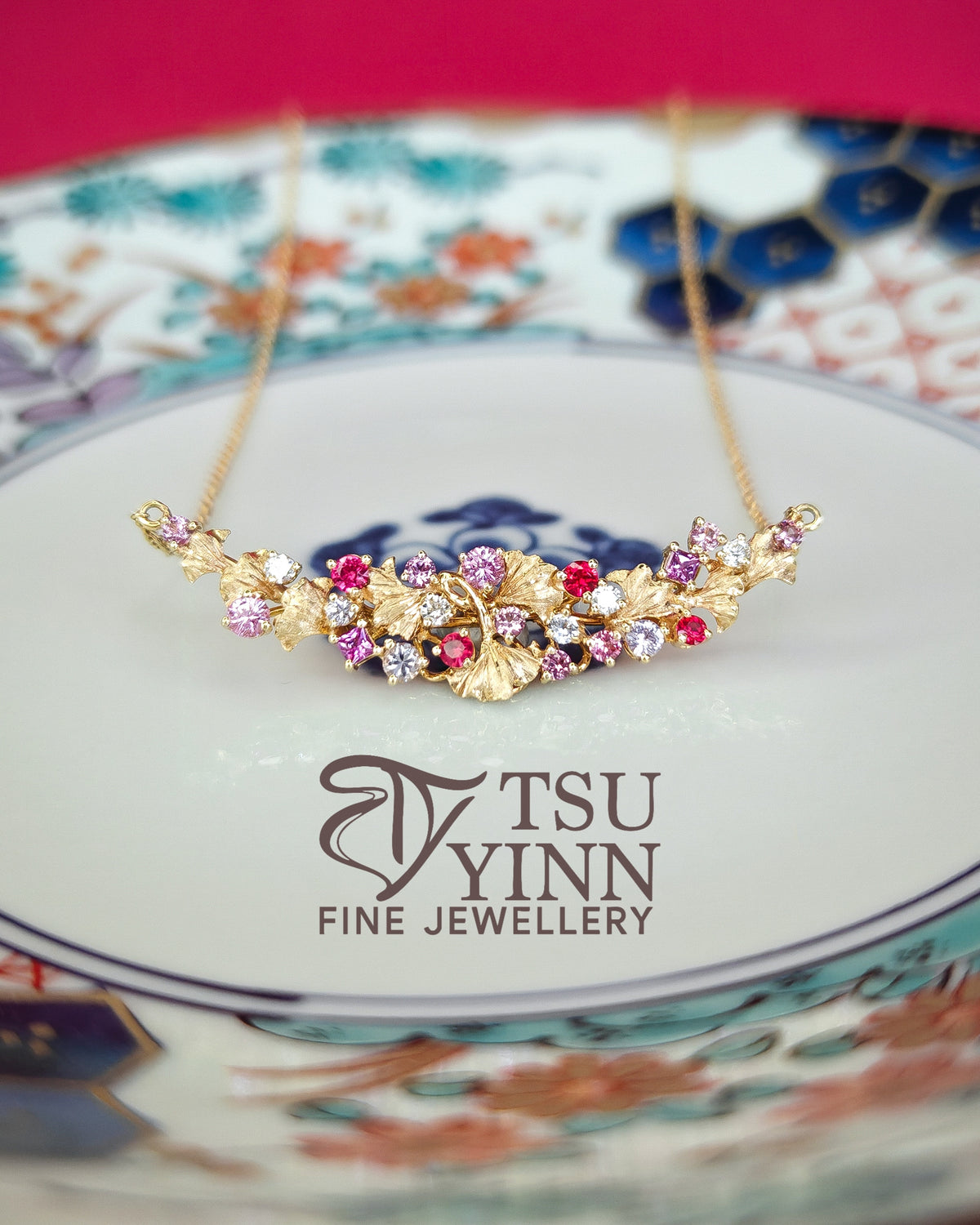 Noriko Necklace in Yellow Gold