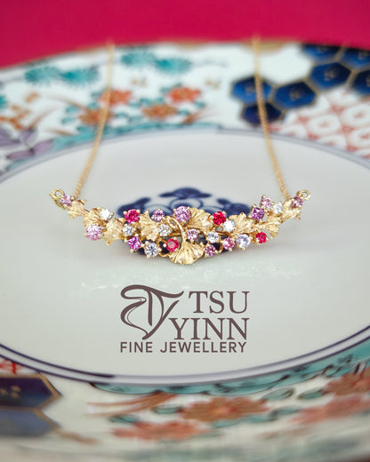 Noriko Necklace in Yellow Gold