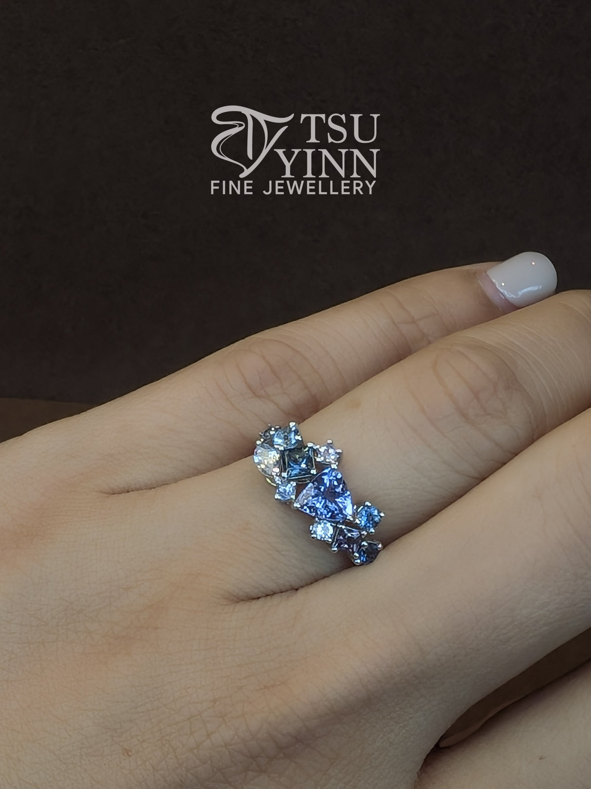 Messy Band Ring (Pacific Waters)